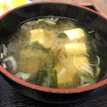 Kiyoshiya Shiyokudou - きよしや食堂　味噌汁