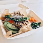 アビオファームズマーケット - 豆腐ハンバーグが焼き鯖になったバージョン