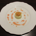 エス小林 - 料理写真:田川のアスパラのババロア、萩の海胆ぞえ