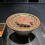 西麻布 焼肉 X - 但馬玄レバー。
      大変に美味し。