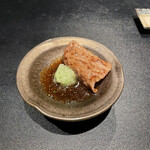 西麻布 焼肉 X - 松阪牛サーロイン。
      大変に美味し。