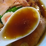 中華そば 深緑 - 極上かつお節の中華そば/スープ