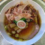 中華そば 深緑 - 極上かつお節の中華そば/アップ