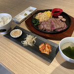 yakinikuminahosshinkingyuuittougai - ランプステーキ980円