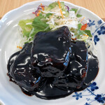 内湾の麺食堂 いちりん - 黒酢の酢豚 アップ