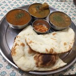 バーワルチー - ナンはもちもちで美味しいです(^｡^)