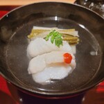 銀座 しのはら - アイナメとおはらぎの椀