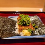 銀座 しのはら - 鰻と玉子真丈と花山椒