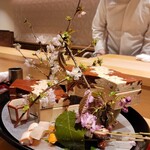 銀座 しのはら - 桜の豪華八寸