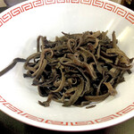 双喜紋 - 替玉時にサービスしていただいたキクラゲ(＞人＜;)