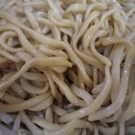 麺のアップ 天地返し