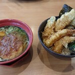 無添くら寿司 - 天丼と醤油ラーメンセット 770円