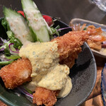 珈琲ゆず - エビフライ