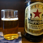 大納言本家 - 瓶ビール赤星