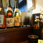 大納言本家 - 熱燗の銘柄はこんな感じです