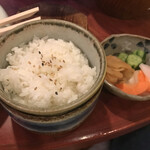 すずめのお宿 - ご飯。(´；ω；`)