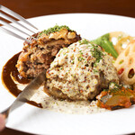 HAPPY DINNING joie - 自慢のハンバーグ（カット後）