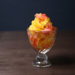 strawberry and mango Shaved ice