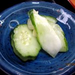 かずさ庵 - 美味しいお新香！(2012,09/22)