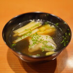 日本料理 たかむら - ワンタンスープ