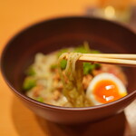 日本料理 たかむら - ギバサ麺仕様