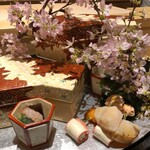 銀座 しのはら - 彼岸桜の八寸