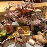 銀座 しのはら - 彼岸桜の八寸