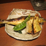 もと - 鮎の塩焼き