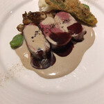 マッシュルーム - マグレ鴨のロースト 舞茸ソース