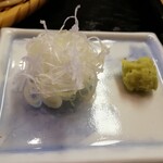 なにわ翁 - 薬味。特にわさびは良かったと思います。