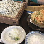 石臼挽き手打ち蕎麦 こまめ - ・かきあげ天せいろ