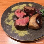 千陽 - 十和田短角牛ﾗﾝﾌﾟと海老芋