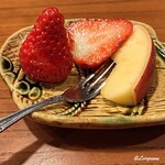 千陽 - 八戸産の苺と林檎