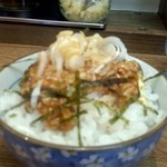 麺壱 吉兆 - 麺壱吉兆　ピリ辛納豆丼