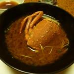 南海荘 - 伊勢海老の頭の味噌汁