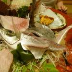 南海荘 - 鯵の造り・・鮮度抜群
