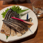 家庭的料理居酒屋 しろとくろ - 大トロの炙り〆鯖