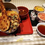 えびのや - 金目鯛と春野菜の天丼