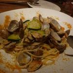 スガッチィー - アサリとカラスミとズッキーニの生パスタ