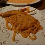 スガッチィー - 渡り蟹のトマトクリーム生パスタ