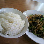 中国料理 同楽縁 - 玉子ときくらげの炒め物 600円(2012.09.23)