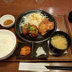 ガスト - 合盛り定食。