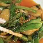 中国料理 峨嵋山 - 菜の花もたくさん食べられました