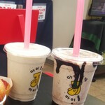 あいぽじゃん - バナナジュース(税込)400円 と チョコバナナジュース(税込)450円 (2021.04.17)