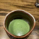 温石 - 茶懐石ですからね。しっかりしたお作法で立てていただきました。