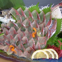 関あじの活造り（一匹）