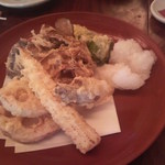 蕎麦 たじま - 野菜の天ぷら