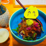 ほ志の - 「奈良トロ」サクサクの奈良漬けに味付けされマグロが！日本酒にピッタンコ！