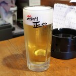 やきとり 正や - 熟撰生ビール