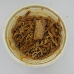 セブンイレブン - とみ田監修豚まぜソバ(税別550円)(まぜた後)